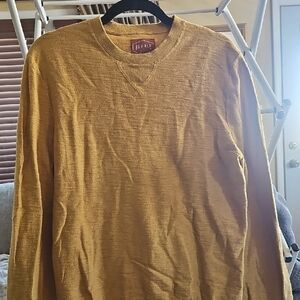 Red Ale Men's Crewneck Sweater - Mustard Yellow